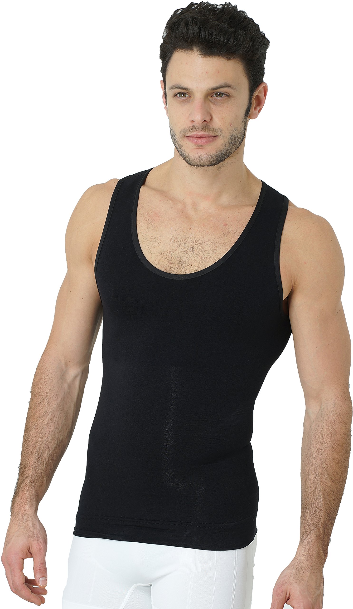 UnsichtBra T-Shirt Débardeur de Compression | sous-vêtement Amincissant | Homme