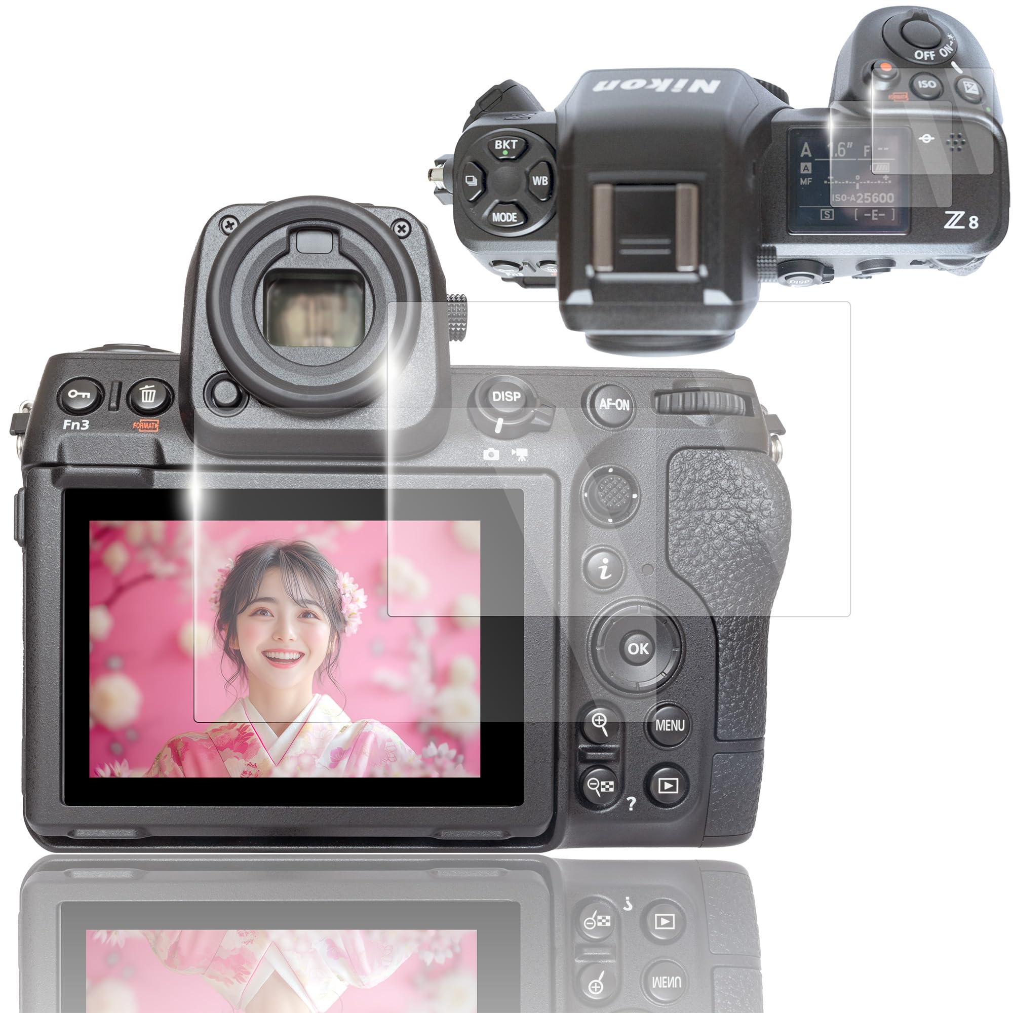 Amazon | sanwatrade ガラスフィルム NIKON用 Z8 / Z9 専用 | 肩液晶