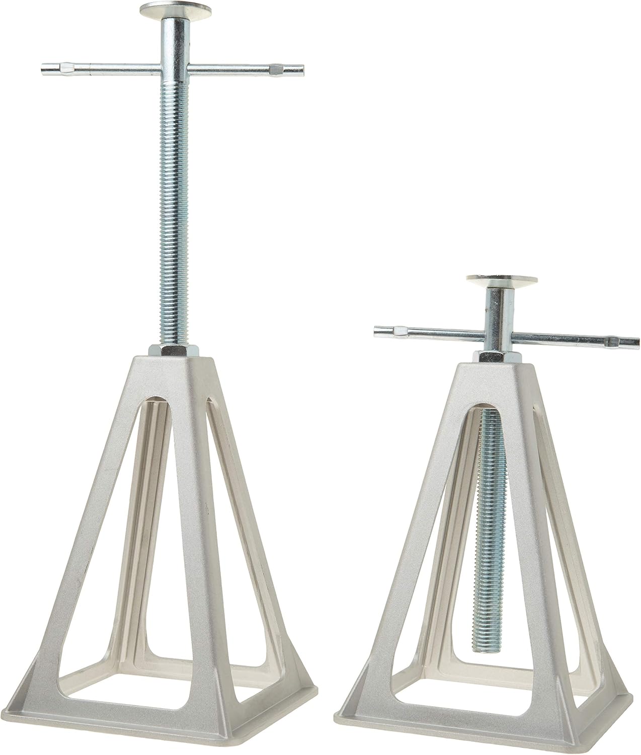 Cynder 02047 Aluminum Stacker Stack Jacks, Stabilize, Level Your RV, Trailer Or Camper, Can Support Up to 6,000 lbs, Extends 17" (Set of 4)