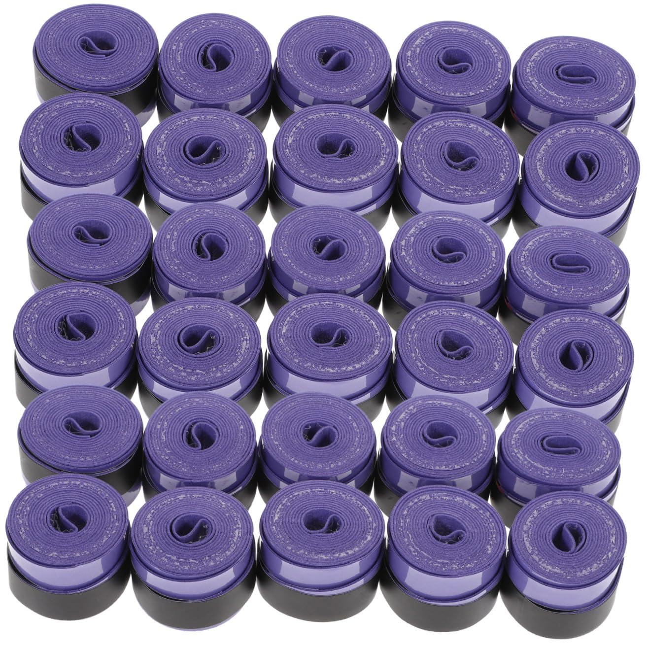 ibasenice Fascia Fasce per Racchette Assorbenti Il ​​Sudore Overgrip per Racchette da Badminton Rifornimenti di Supporto Nastri per Racchette Multifunzione Viola,Porpora Pu
