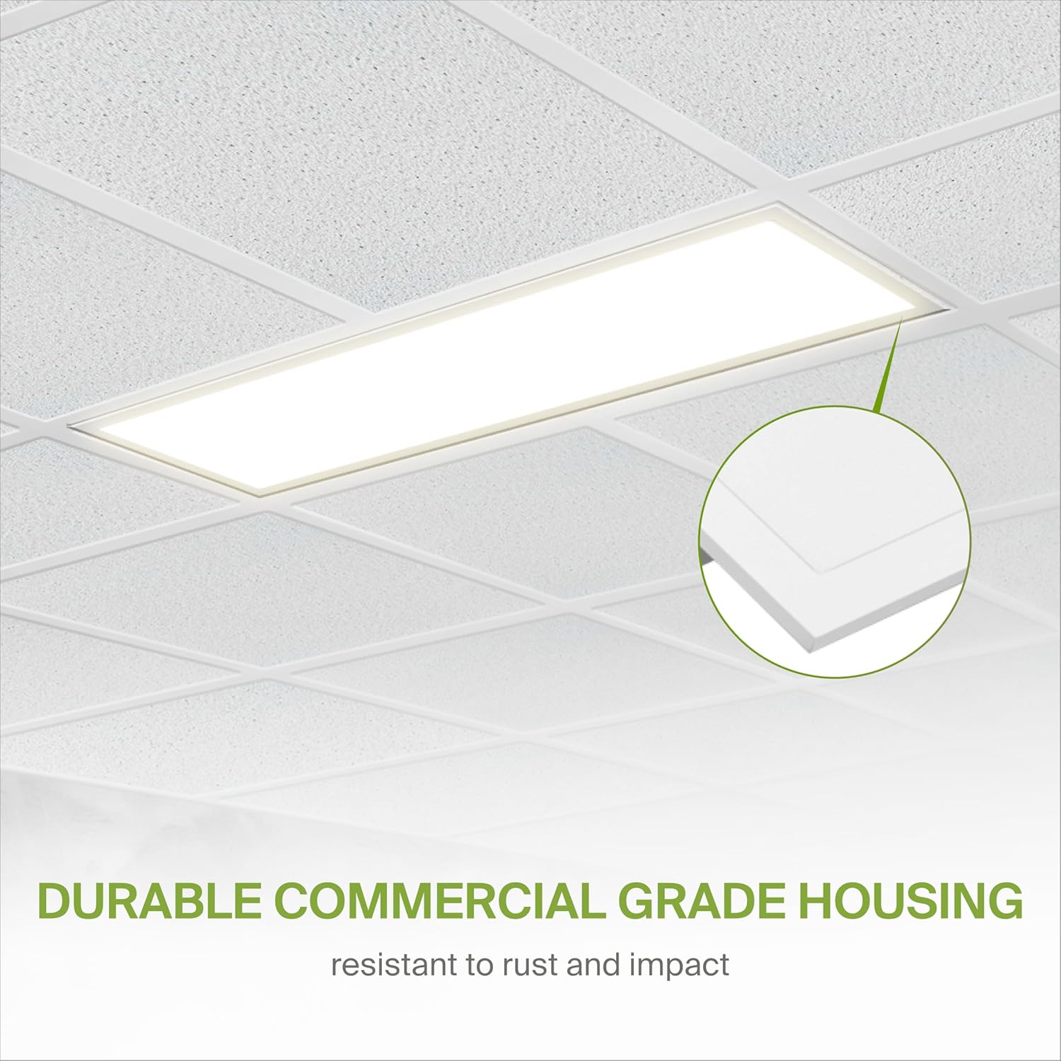 ASD 4 Pack 1x4 LED Flat Panel Light - 25/30/40W UL DLC | 5137LM 3500K 4000K 5000K Selectable Dimmable 1x4 LED Drop Ceiling Light Fixture | 1 x 4 Commercial Recessed Lay in Troffer Lights for Office