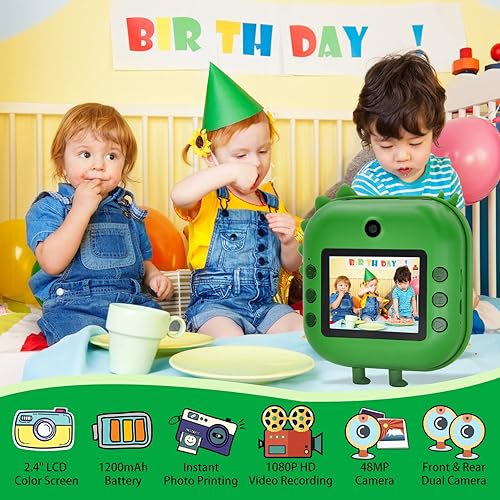 Miniatura 7 de Cámara instantánea y papel de recambio de 5 rollos