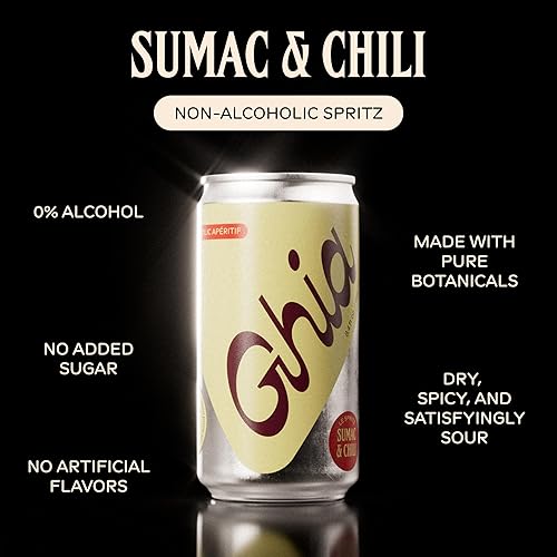 Miniatura 53 de Ghia Le Spritz sin alcohol Paquete variado de 12 Mezclador de cóctel y cóctel enlatado, aperitivo espumoso a prueba cero con extractos