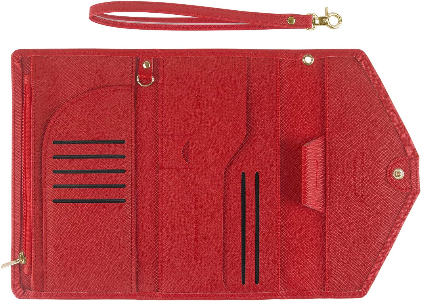 xperg Travel Passport Wallet with Multiple Pockets, Real RFID Blocking