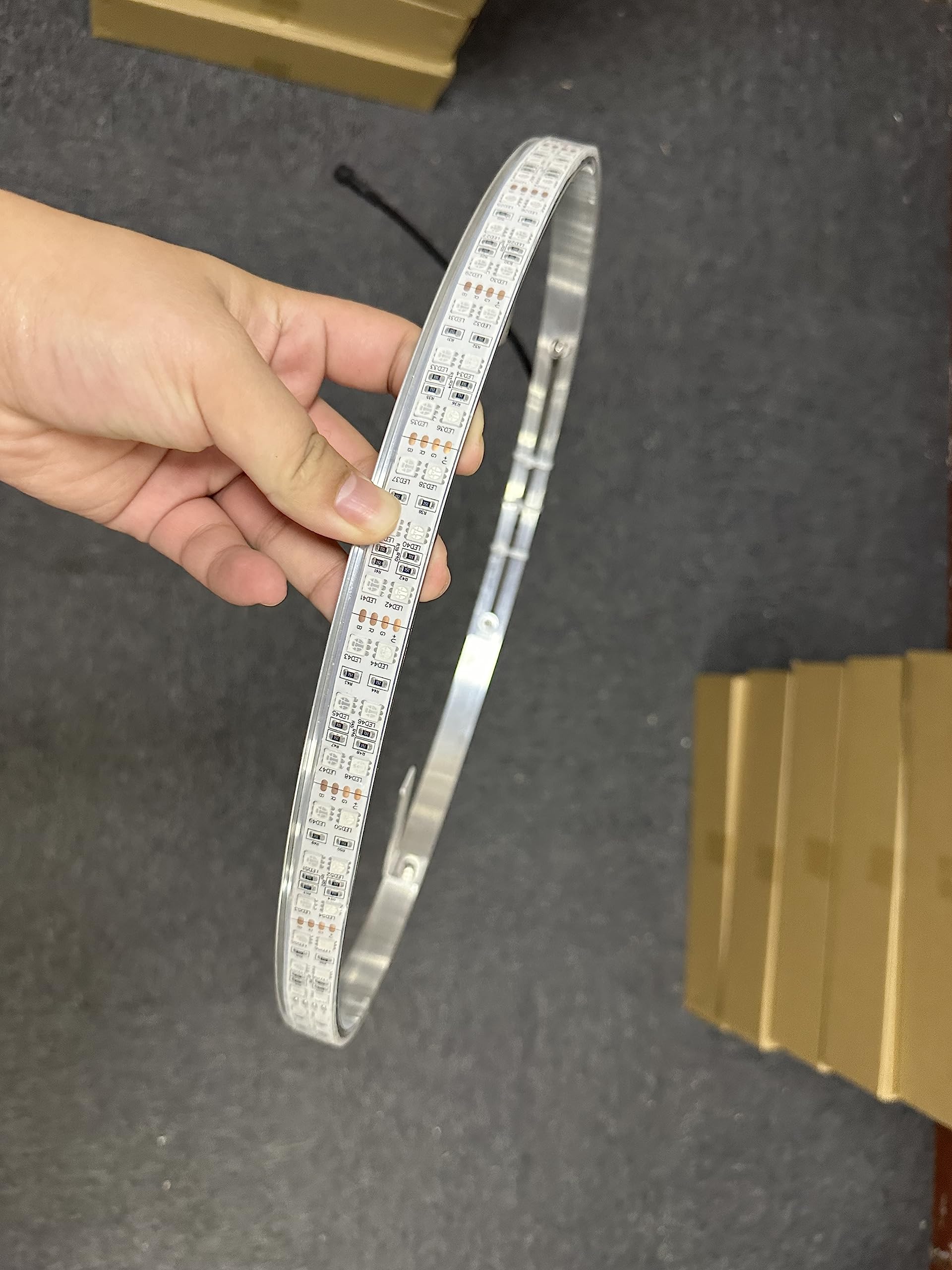 Sando Tech NOT 1 Set (After-Sales) 17.5‘’ RGB LED Double Row LED Wheel Ring Light for 1 Light