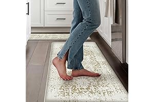 Collive Kitchen Mats 2PCS, Cushioned Anti-Fatigue Kitchen Floor Mats