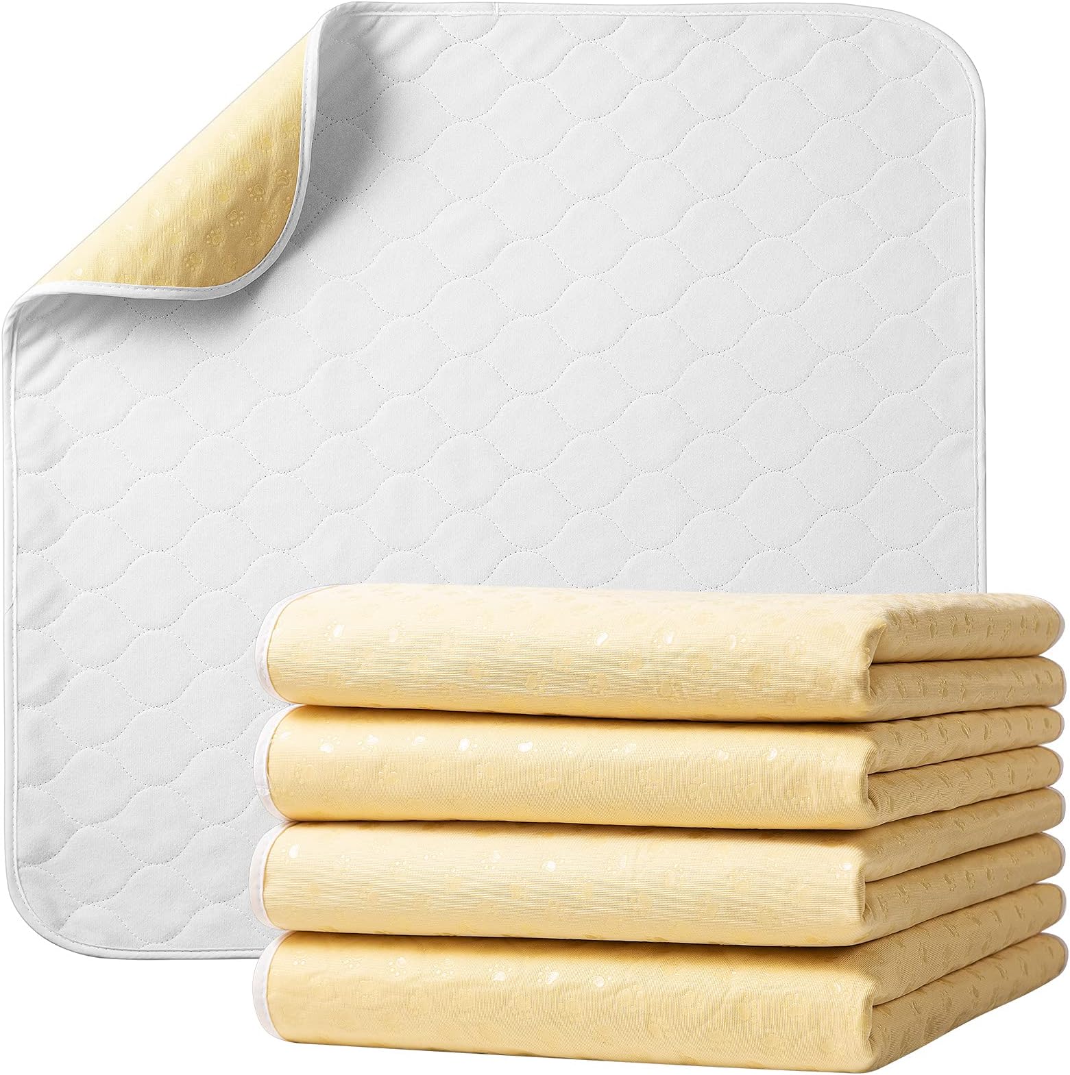 Yangbaga 2 Pack Washable Reusable Dog Training Pads XL (36" x 32") Dog Incontinence Pads