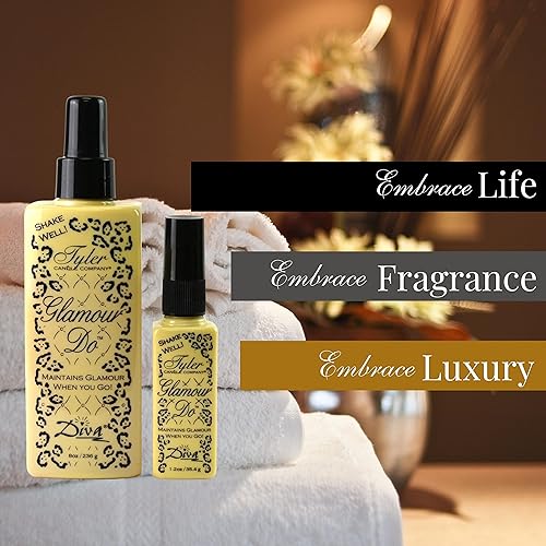Miniatura 7 de Tyler Candle Company Diva Glamour Do - Ambientador en espray Eliminador de olores para olores de caca y baño Eliminador de olores para olores