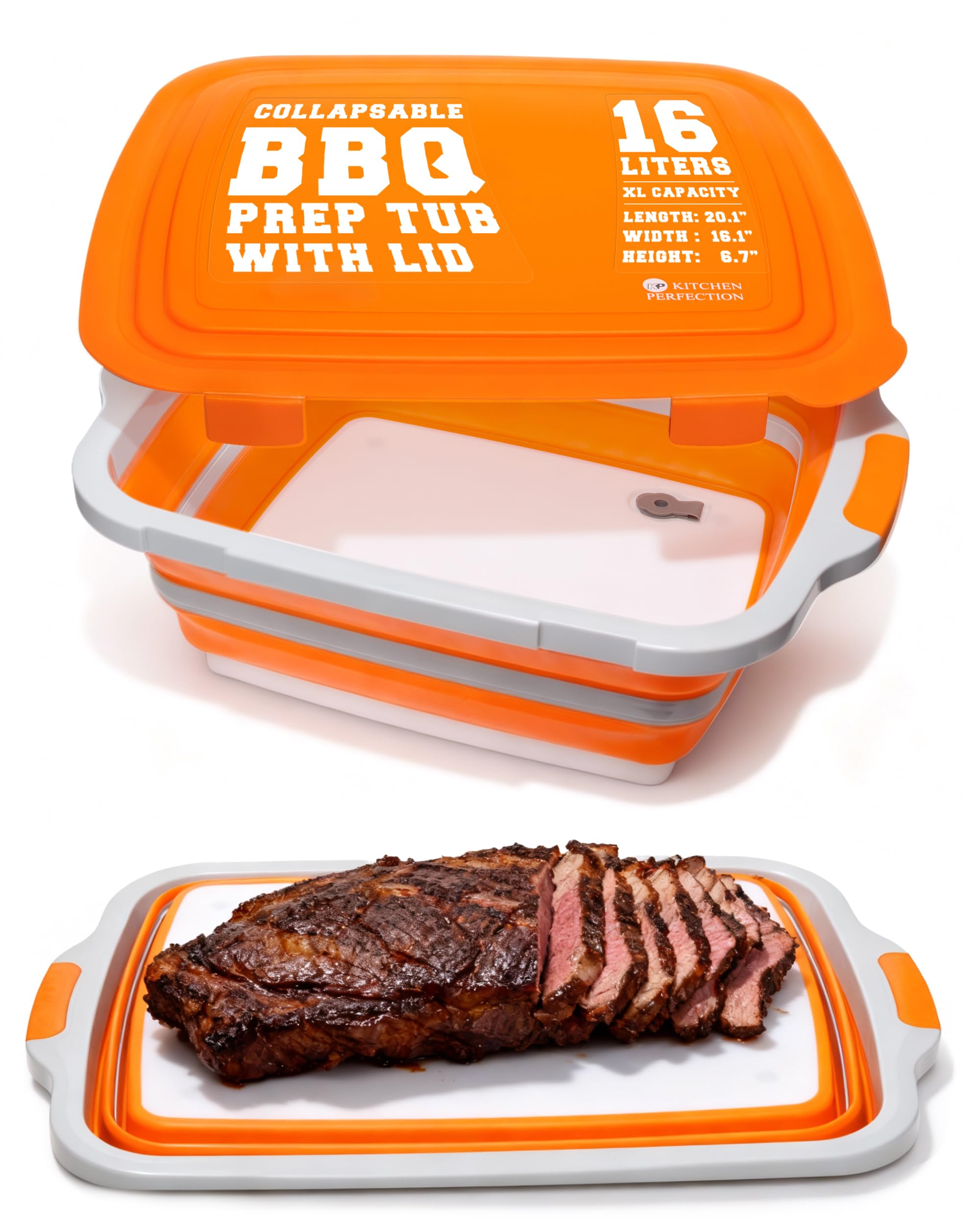 Amazon.com: KITCHEN PERFECTION Collapsible XL Smoker & BBQ Prep