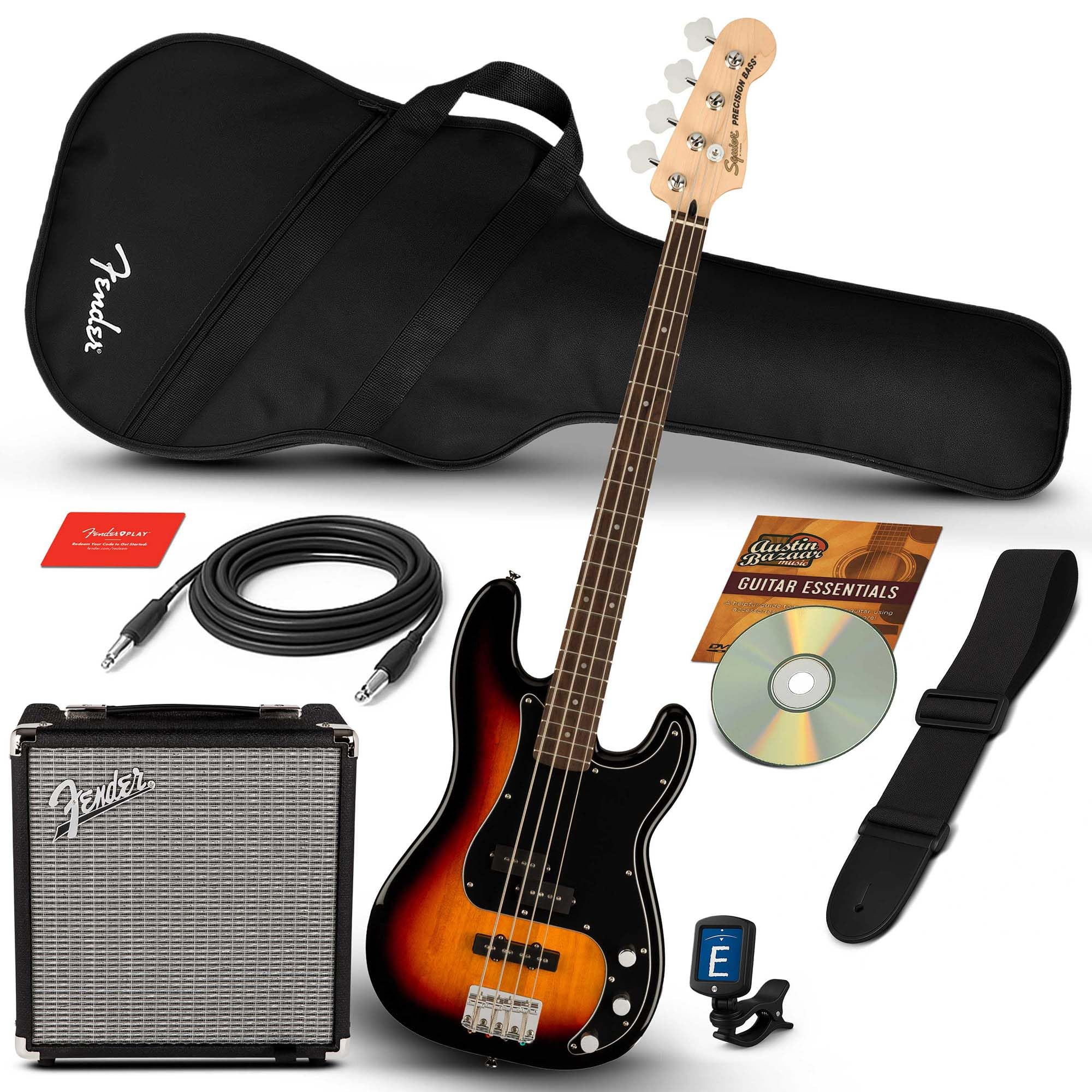 nanana　SQUIER Precision bass Affinity Amazon.com: Squier Affinity Series Precision Bass Pack