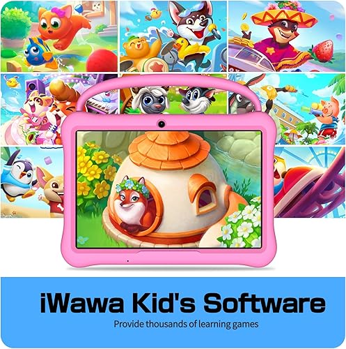 Miniatura 5 de NEWISION Tableta Android de 10 pulgadas para niños, Tabletas con 64GB portátiles, control parental, aplicación para niños preinstalada, tabletas