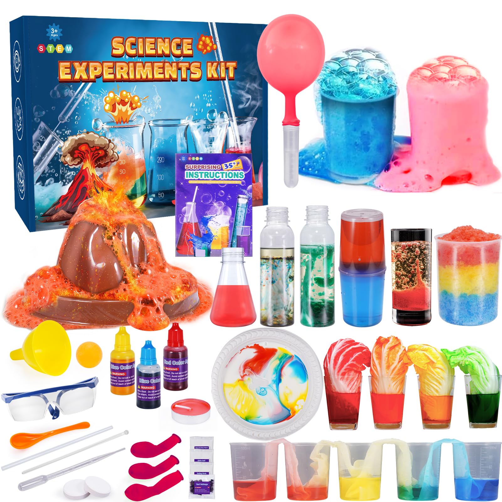 Kit Esperimenti Scientifici STEM Per Bambini 6-14 Anni – 6 Giochi Fai-da-Te In Legno – Elettronica Educativa E Divertente