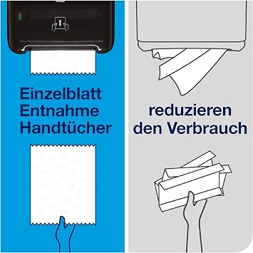 Tork Matic Rollenhandtücher Weiß H1 Universal-Qualität mit Prägung für effizientes Trocknen 6 × 150 m-Rollen 120069