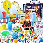 UNGLINGA Kids Science Kits with 150 Experiments for Boys Girls | Scientific Toys, Gifts Ideas Birthday Christmas, Volcano, Chemistry, Crystal,S.T.E.M Activities