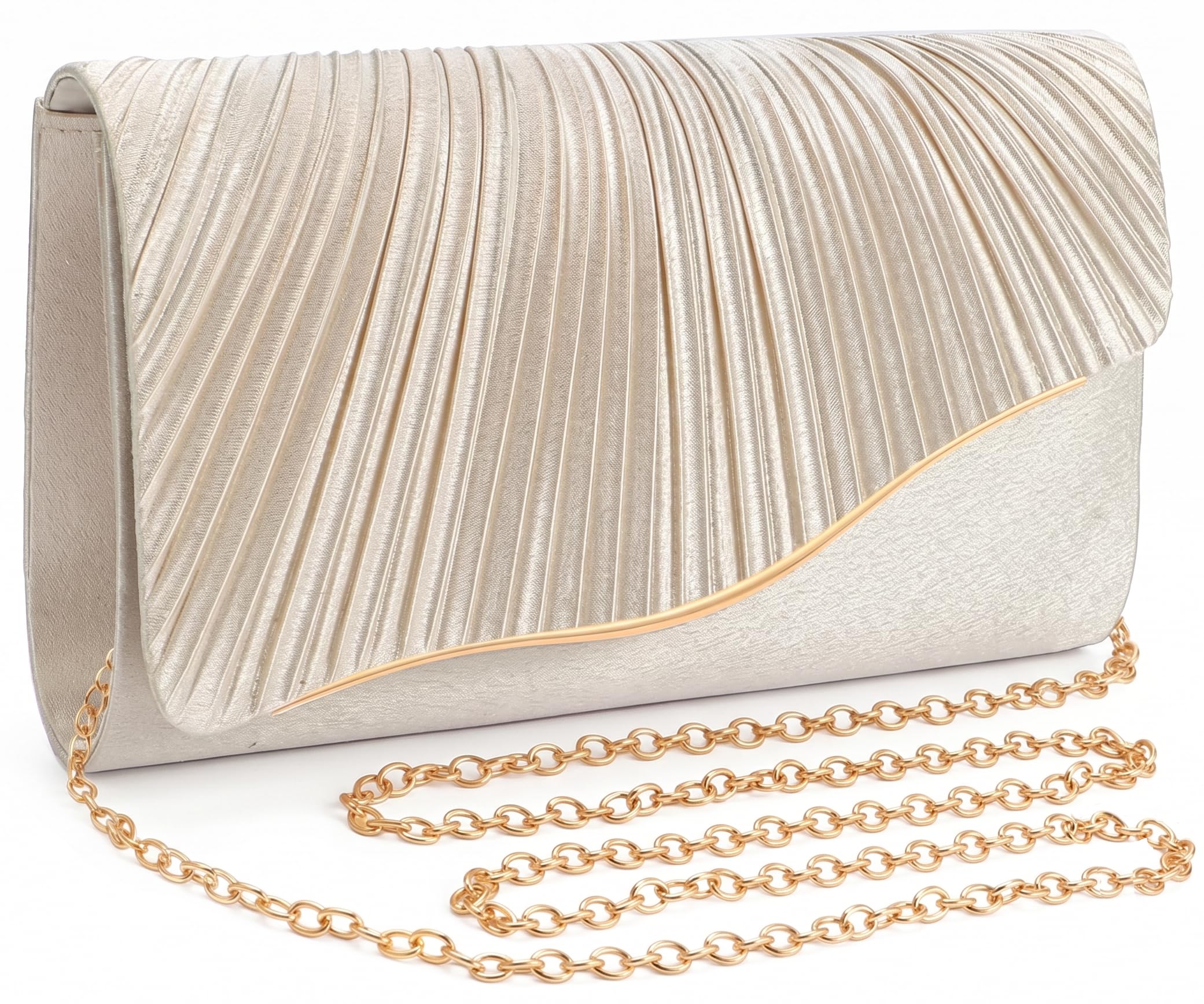 lovyoCoCo Clutch Purses for Women Formal Purses Evening Clutch for Wedding Party Cocktail Prom Handbags Elegant Satin