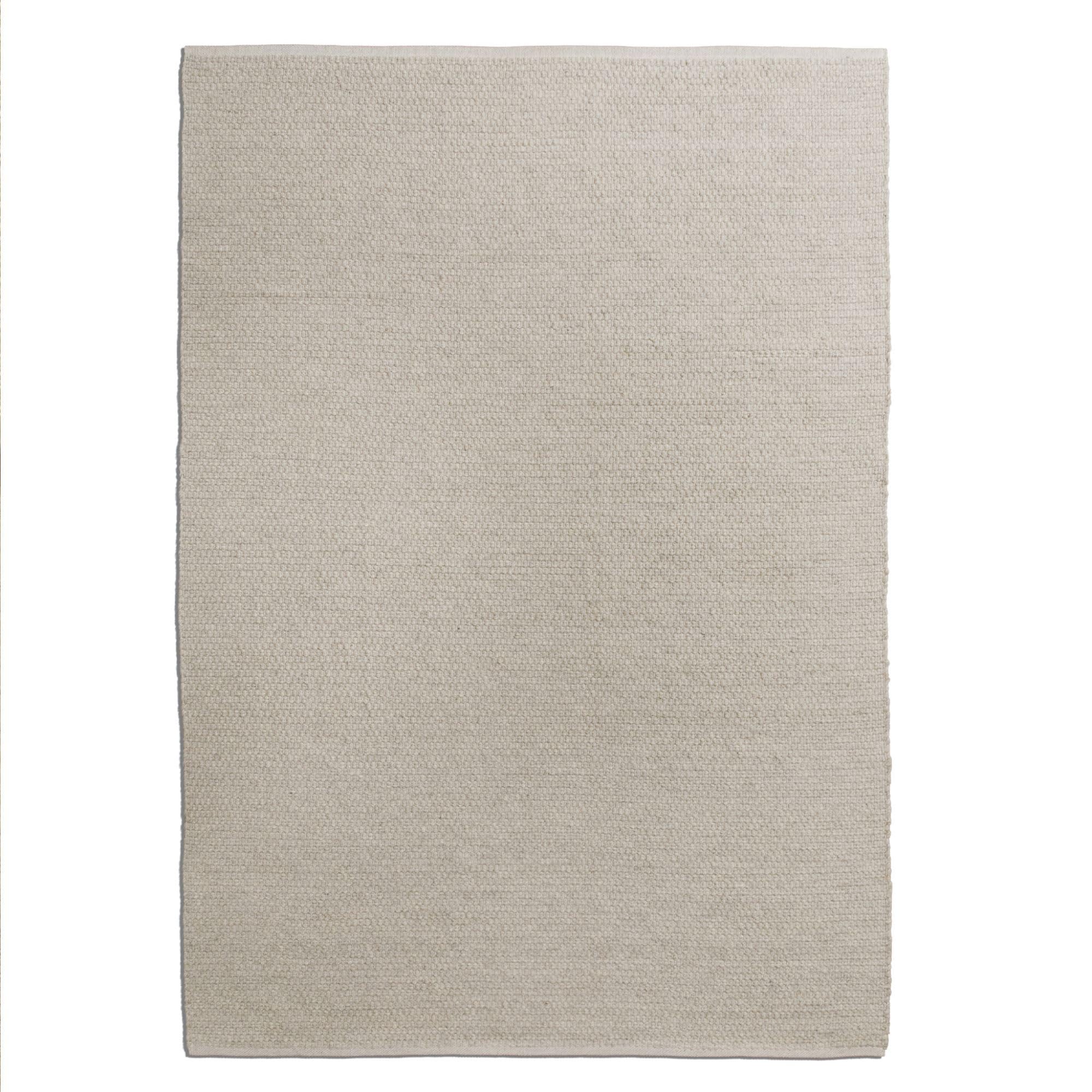 Steffensmeier Handweb Teppich Amsterdam | Wolle, Beige, handgewebt, Größe: 120x180 cm Wohnzimmer und Schlafzimmer