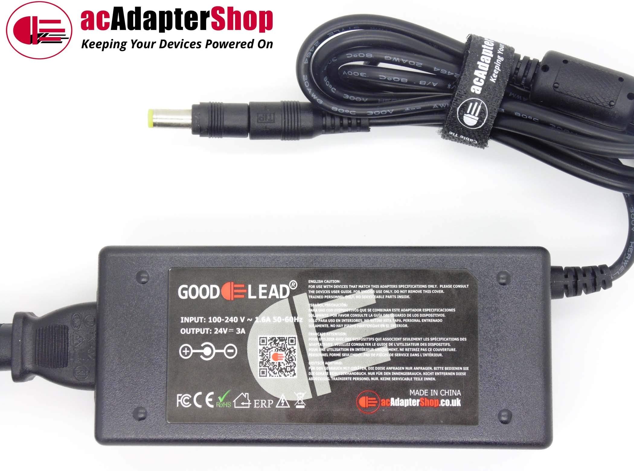 24 Volt ACDC Adaptor Power Supply For Ecotech Vortech QuietDrive MP40wQD Fish Pump