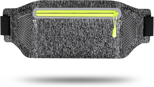 Winzwon Running Belt with Sweatproof Adjustable Elastic Strap, Perfect for Running and Outdoor Activities