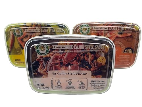 Miniatura 4 de YummY Sauce -Cajún, ajo, limón 3 sabores (paquete de 3 x 8 onzas)