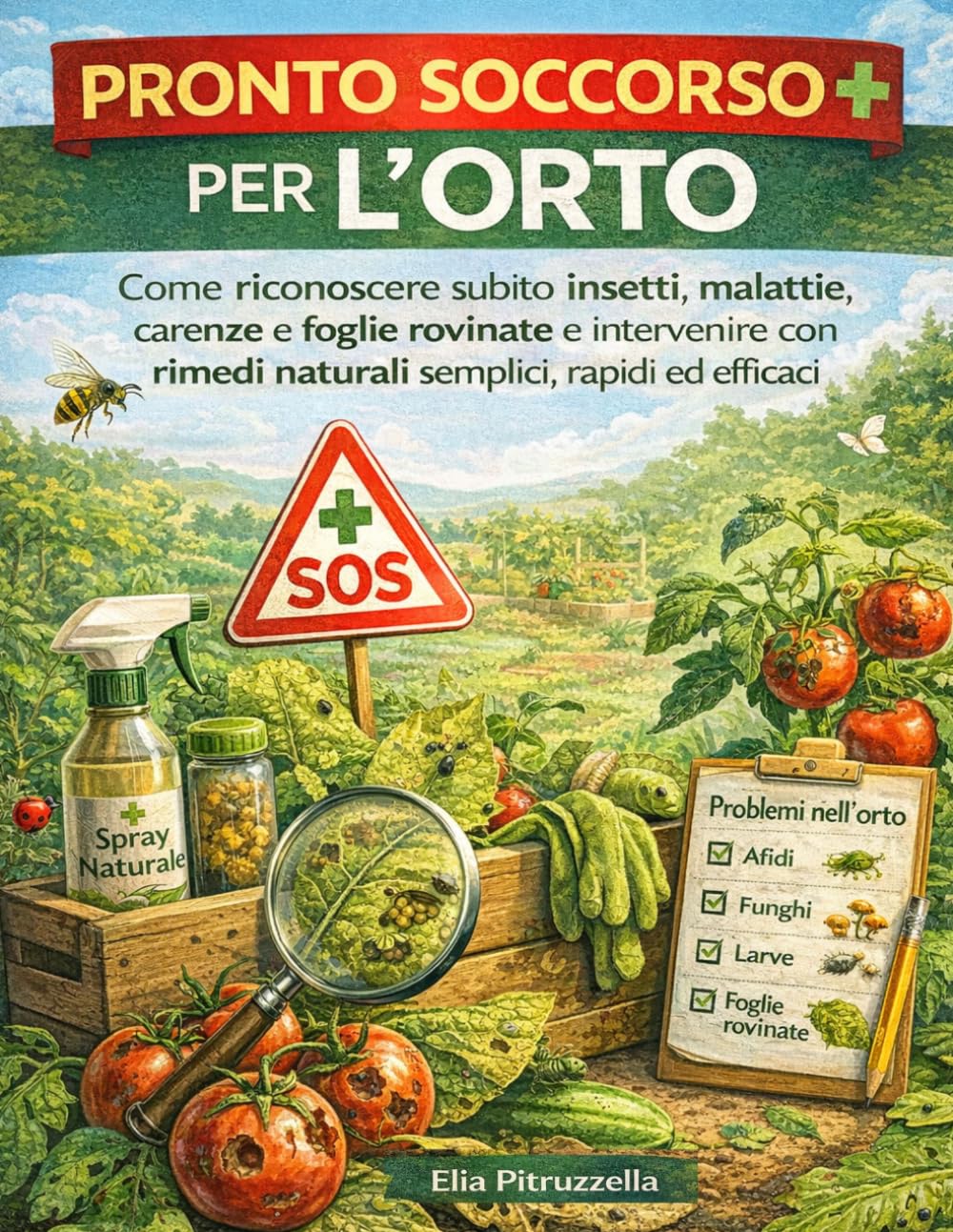PRONTO SOCCORSO PER L'ORTO: Come riconoscere subito insetti, malattie, carenze e foglie rovinate e intervenire con rimedi naturali semplici, rapidi ed efficaci