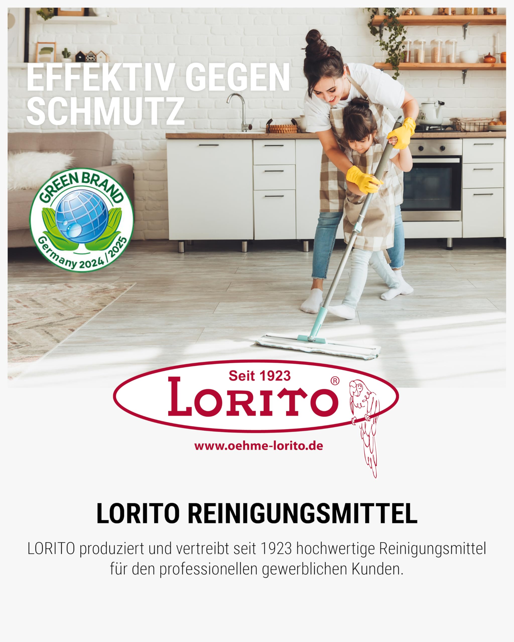 Lorito frisch & sauber Premium Flüssigseife 2 x 10L vegan Handseife Nachfüllseife