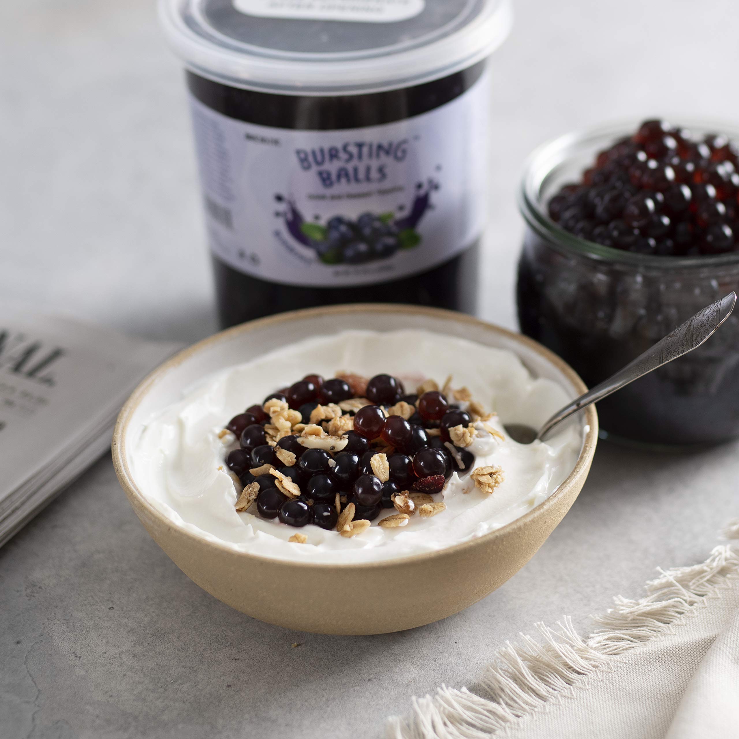 Buy BREXONIC Popping Boba Pearls Bursting Tea Balls Drink & Dessert