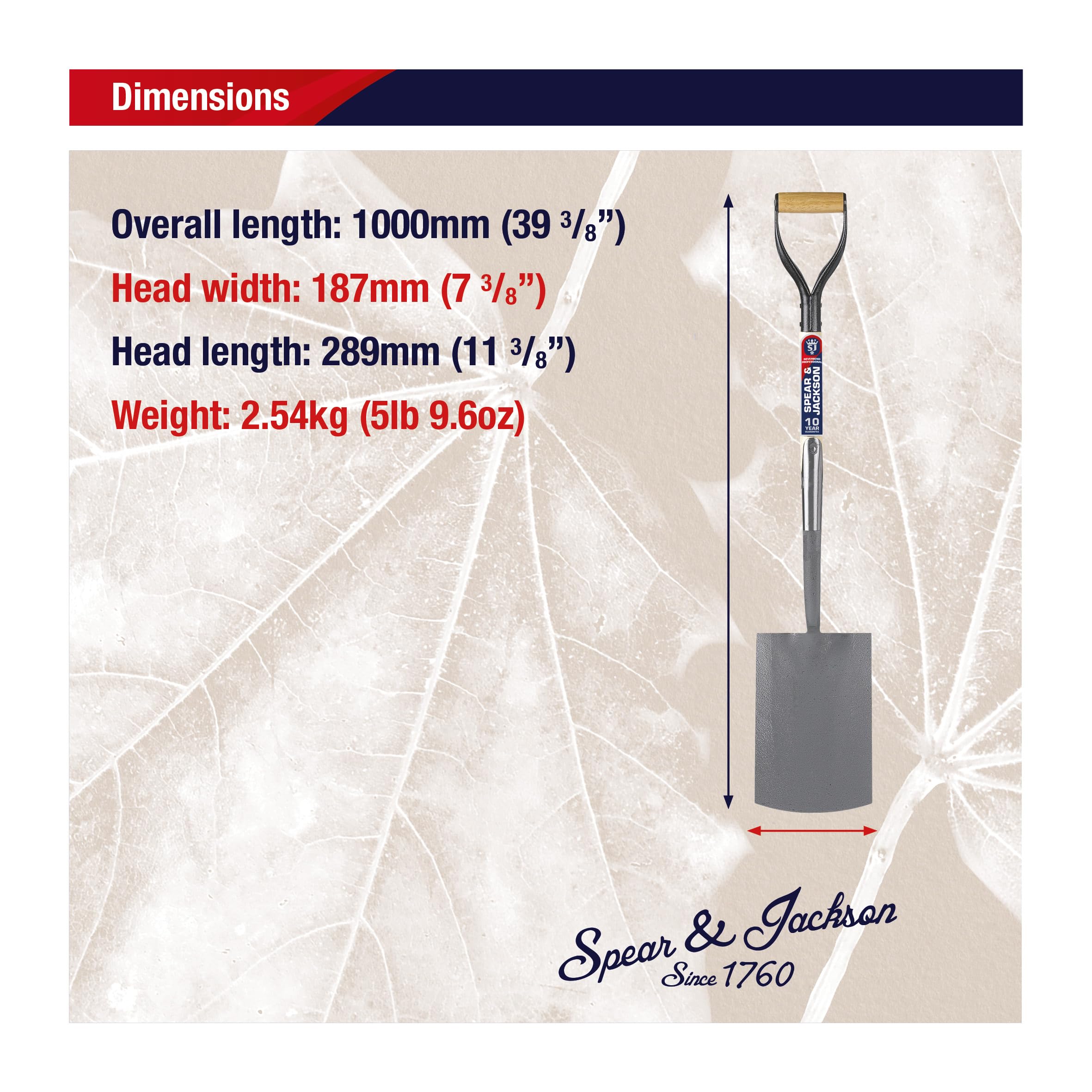 Amazon.com : Spear & Jackson Neverbend Professional Digging Spade