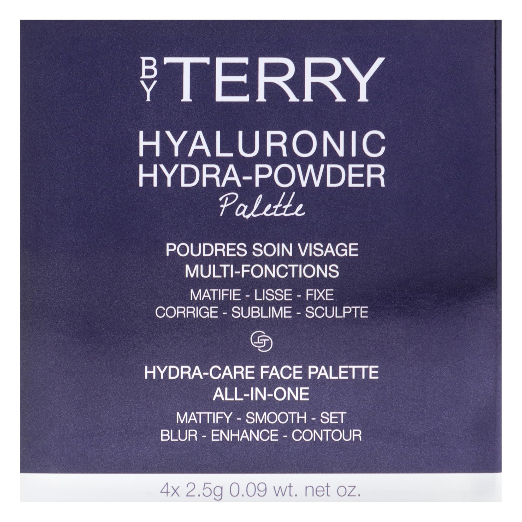 By Terry Hyaluronische Hydra-Powder Palette | 4-Farbtöne Konturpalette | Für makellosen Teint | Vegan | Fair bis Medium