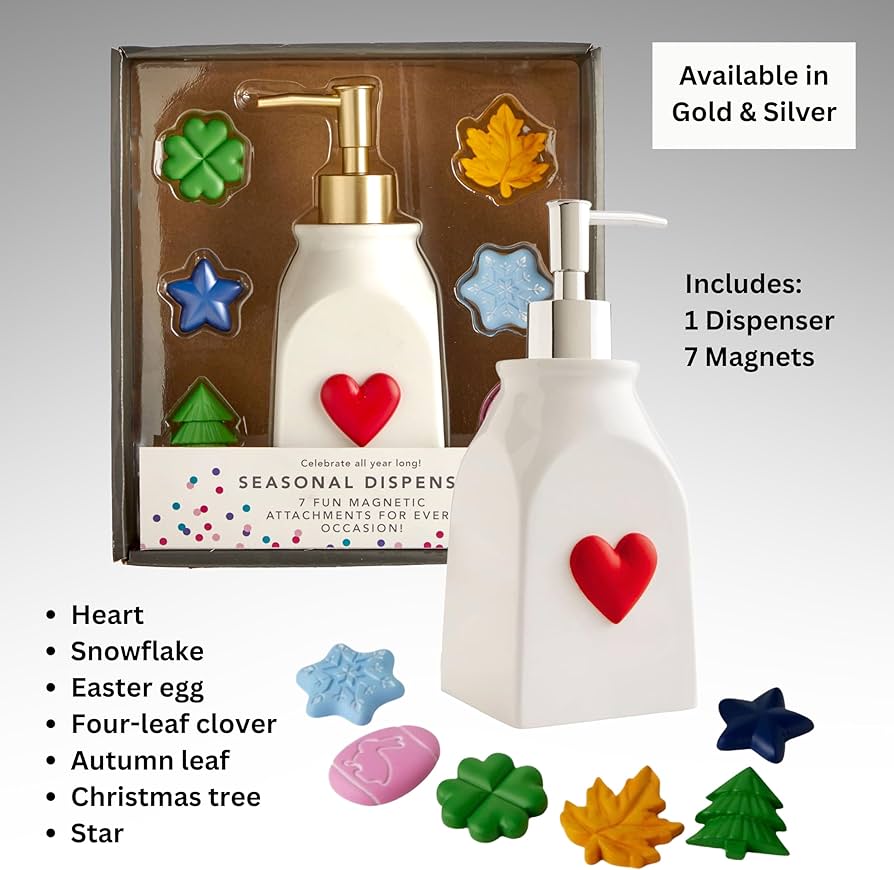 Amazon.com: SKL Home Seasonal Soap/Lotion Dispenser Gift Set with