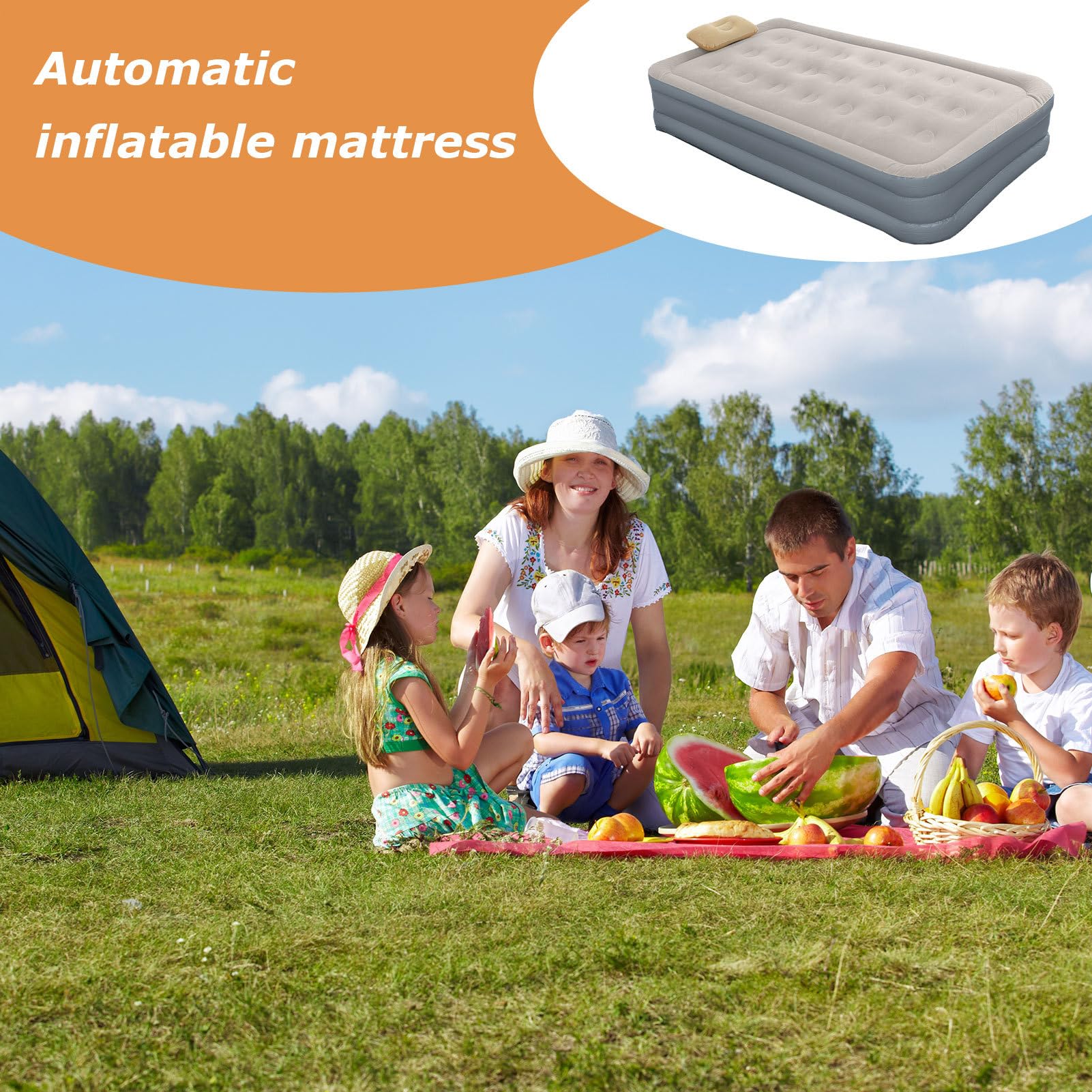 Matelas Gonflable Matelas De Sol Pneumatique Portable Une Place