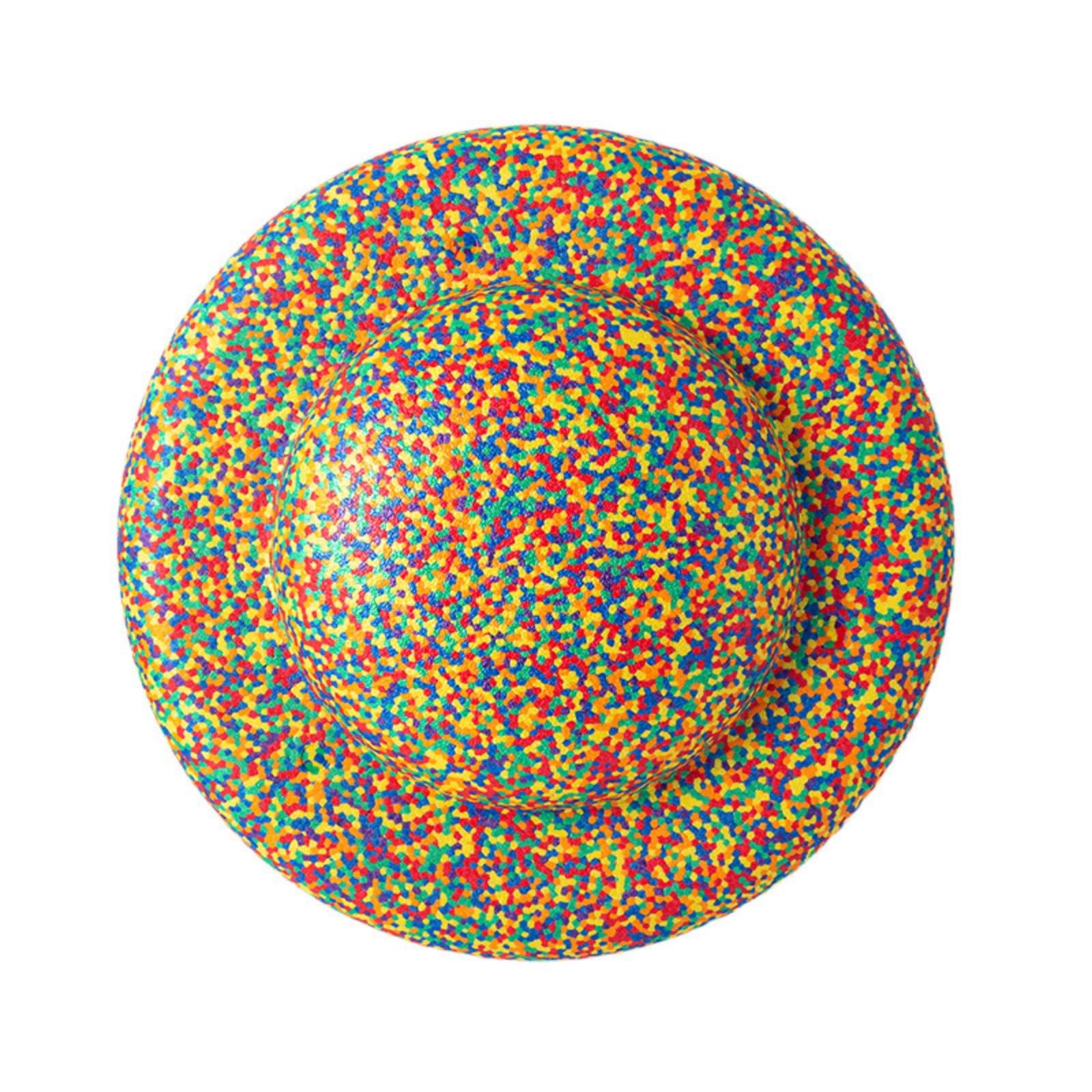 predolo Balance Board with Dome Base Lightweight Toy Textured for Classroom, Multicolor, color to 3, Round Balance Board