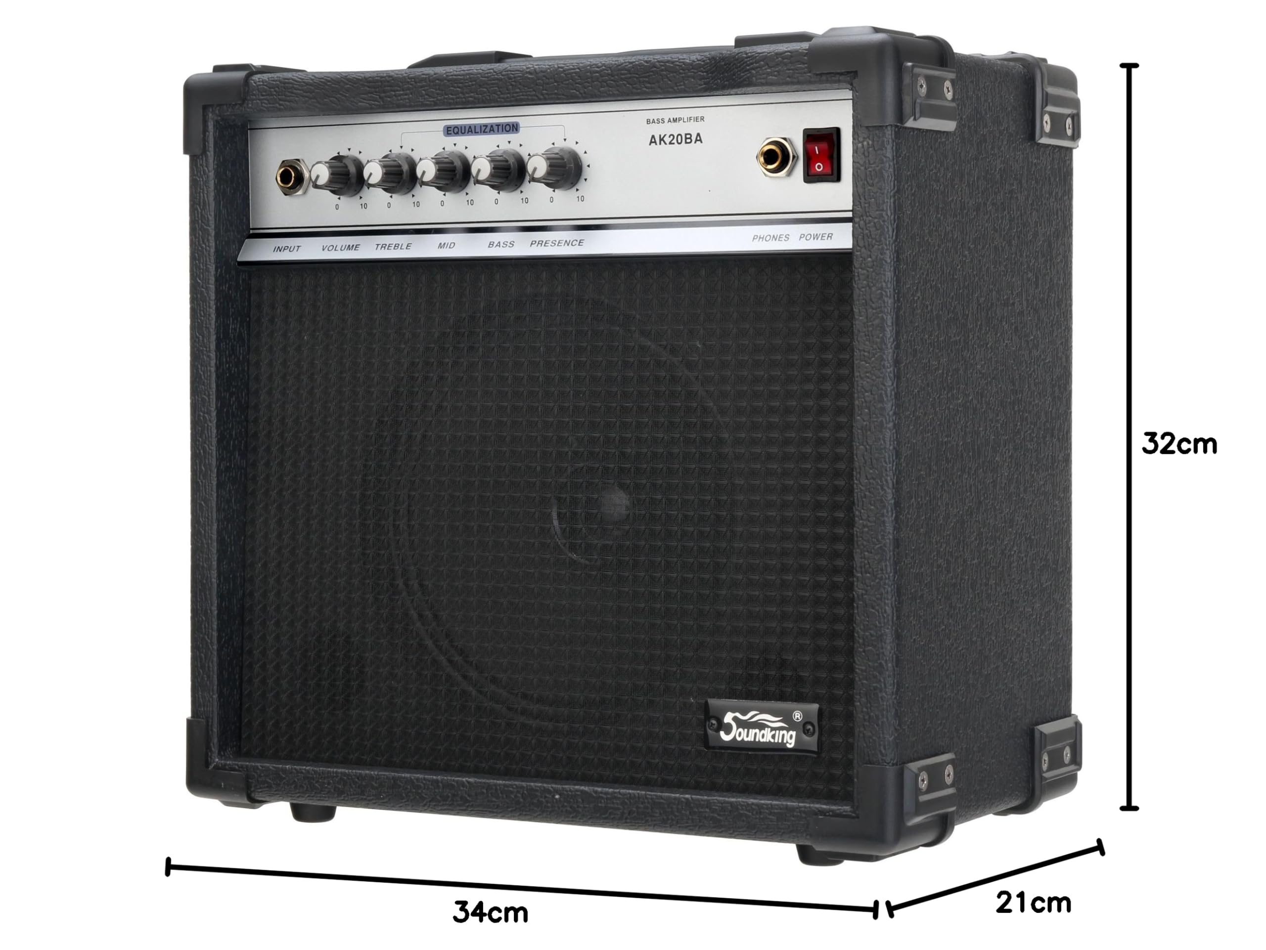 Soundking AK30 Gitaarversterker 75 Watt - 3-Band Equalizer - 8 Speaker Soundking AK30 Gitaarversterker 75 Watt - 3-Band Equalizer - 8 Speaker