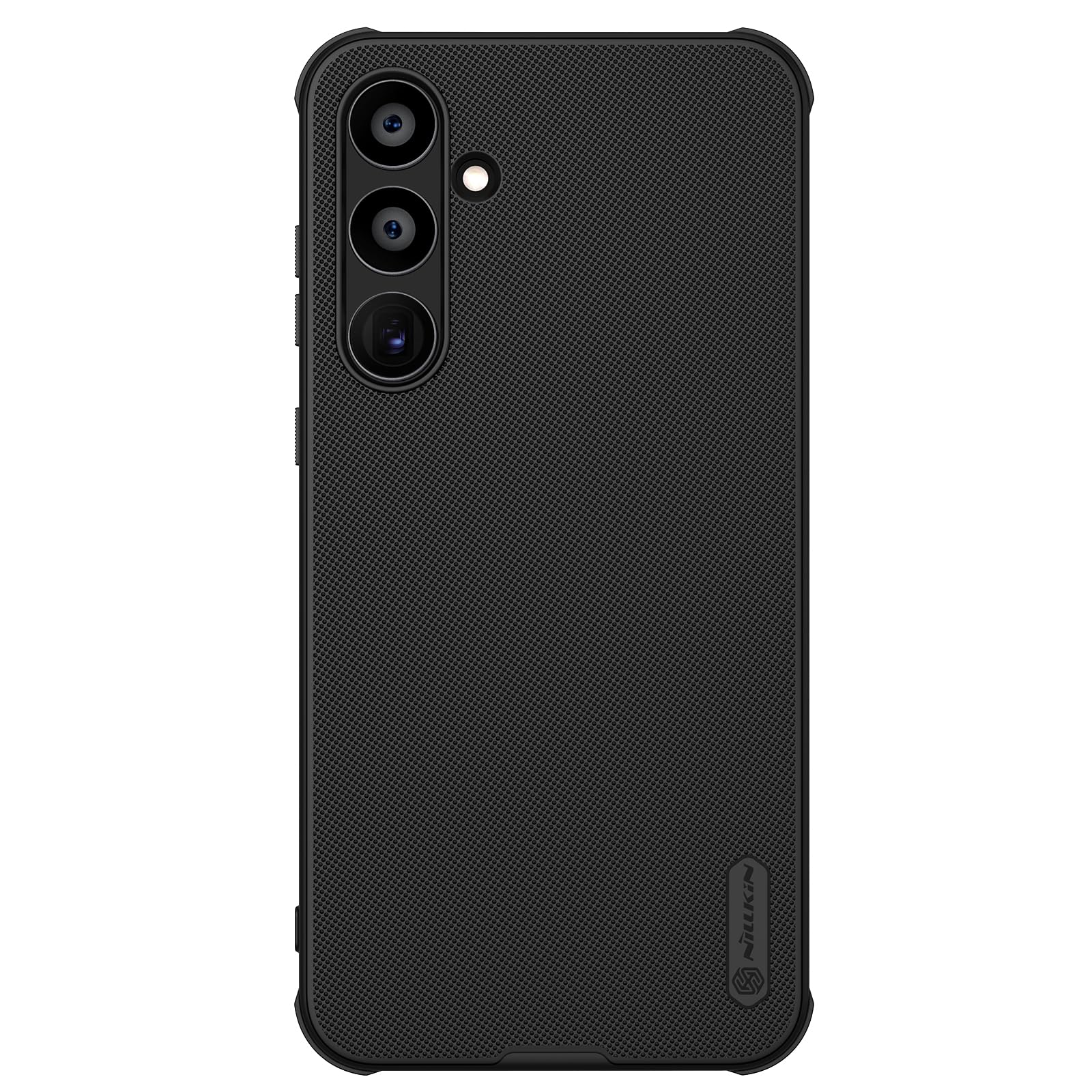 Nillkin Case for Samsung Galaxy A55 5G (6.6" Inch) Super Frosted Shield Pro Hard Back Soft Border (PC + TPU) Shock Absorb Cover Raised Bezel Camera Protect Black Color