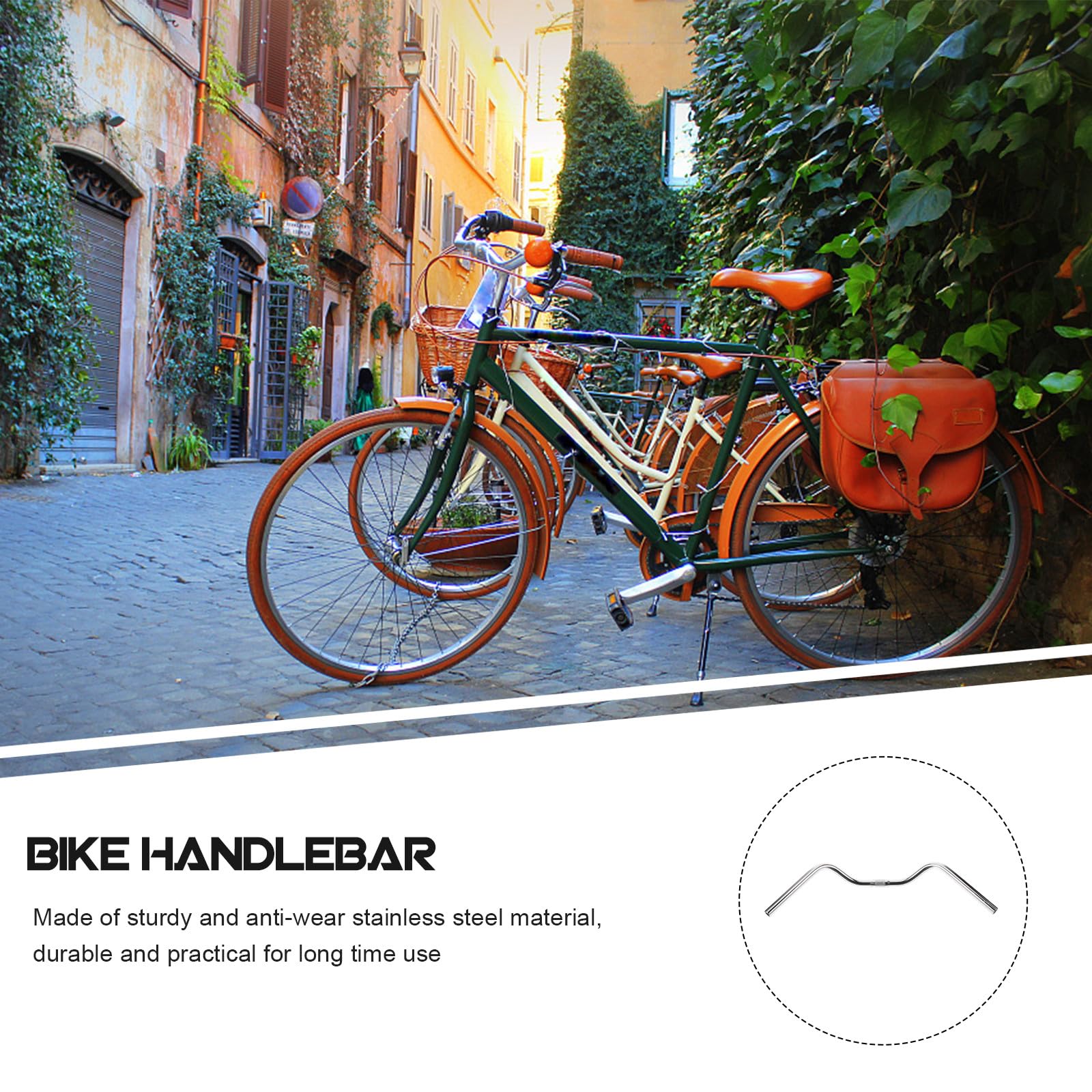 Amazon.co.jp: HAKIDZEL 自転車用U字型ハンドルバー ステンレス製