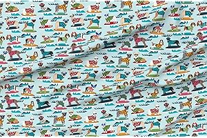 Spoonflower Fabric: Beach Vibes for Summer Creations