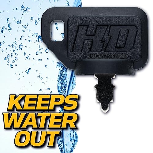 Miniatura 3 de Paquete de 2 llaves de interruptor de encendido John Deere 110 112 120 140 200 210 212 214 216 300 312 314 - HD Switch compatible con John Deere