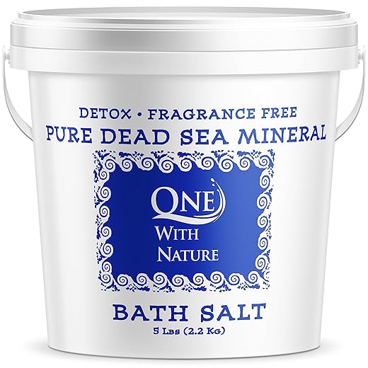 100% Pure Dead Sea Mineral Bath Salt 5Lb Frag Free