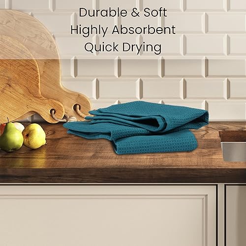 Miniatura 7 de Linen Hub - Paquete de 12 paños de cocina de 100% algodón de 16 x 26 pulgadas, absorbentes, duraderos, lavables, paños de cocina, paños de cocina,