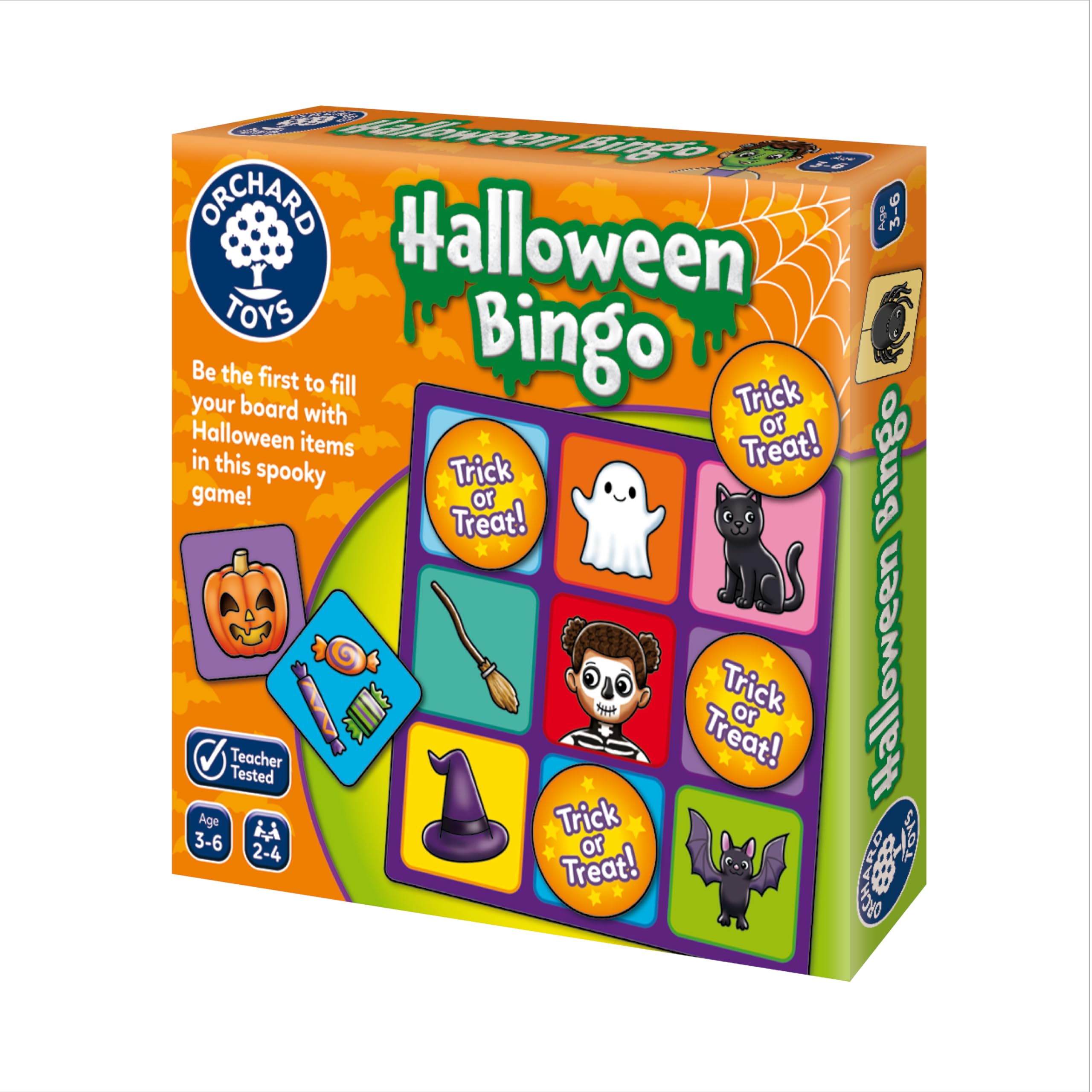 Orchard Toys Halloween Bingo Small And Compact Game Great Travel