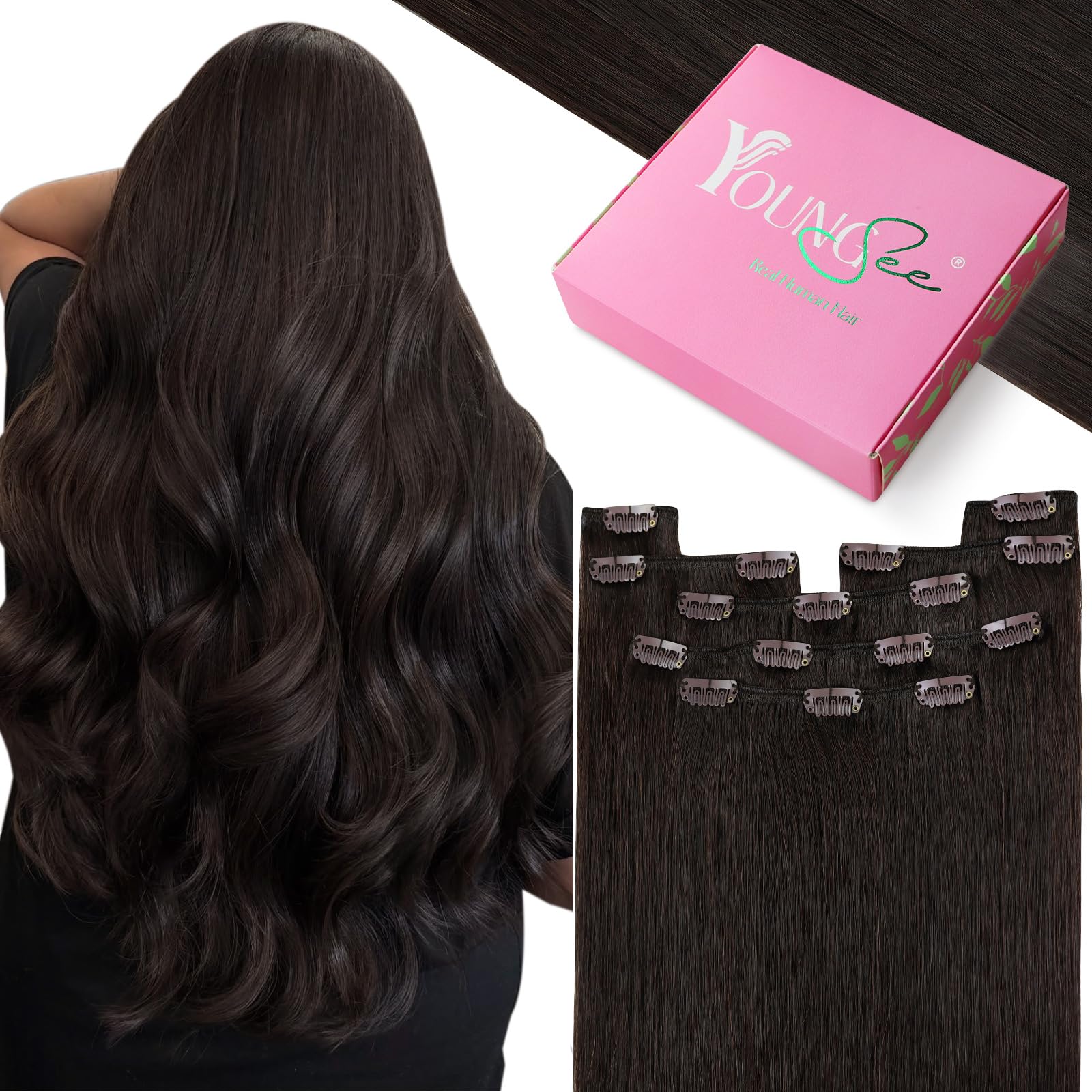 YoungSee Tape Hair Extensions Platinum Blonde 16In Tape in Hair Extensions Real Human Hair for Women 20pcs 50g Easy to Wear Hair Tape-in Extensions Blonde — view 37