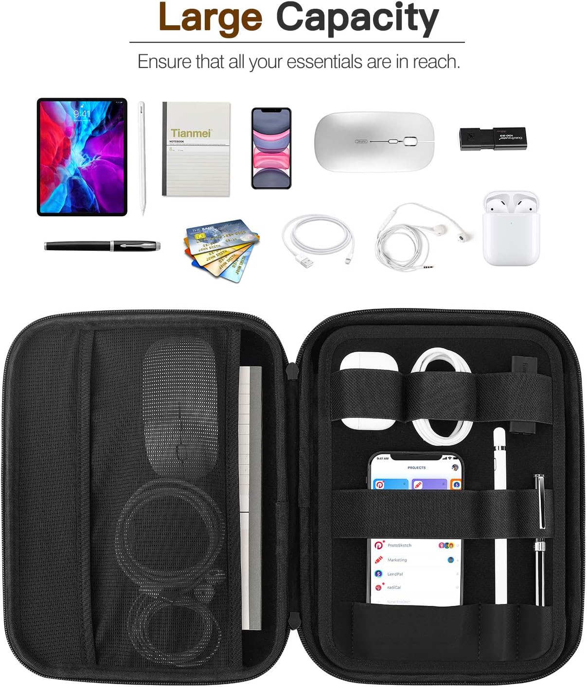 Onе-Dау Sаlе: Uр tо 70% оƒƒ MoKo 9-11 Inch Portfolio Case, Fits Galaxy Tab S8 11,iPad Pro 11 2021/2020/2018,iPad 9th/8th/7th Gen 10.2/Air 4/3, Surface Go, Hard EVA Carrying Sleeve Bag for Magic Keyboard, Light Gray 🔥 Flаѕh Sаlе MoKo 9-11 Inch Portfolio Case, Fits Galaxy Tab S8 11,iPad Pro 11 2021/2020/2018,iPad 9th/8th/7th Gen 10.2/Air 4/3, Surface Go, Hard EVA Carrying Sleeve Bag for Magic Keyboard, Light Gray