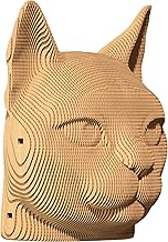 3D Puzzle Set - Home Decoration - Party Activity - Assemble The Cat Made of Recycled Cardboard