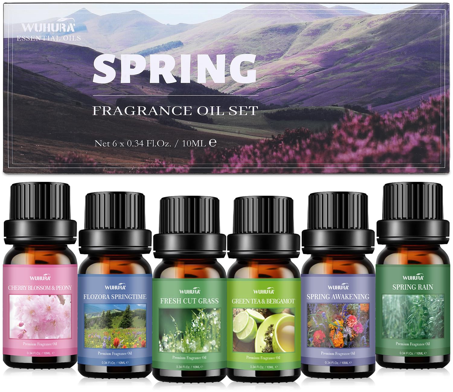 Amazon.com: Essential Oils Set, Spring Scents Fragrance Oil