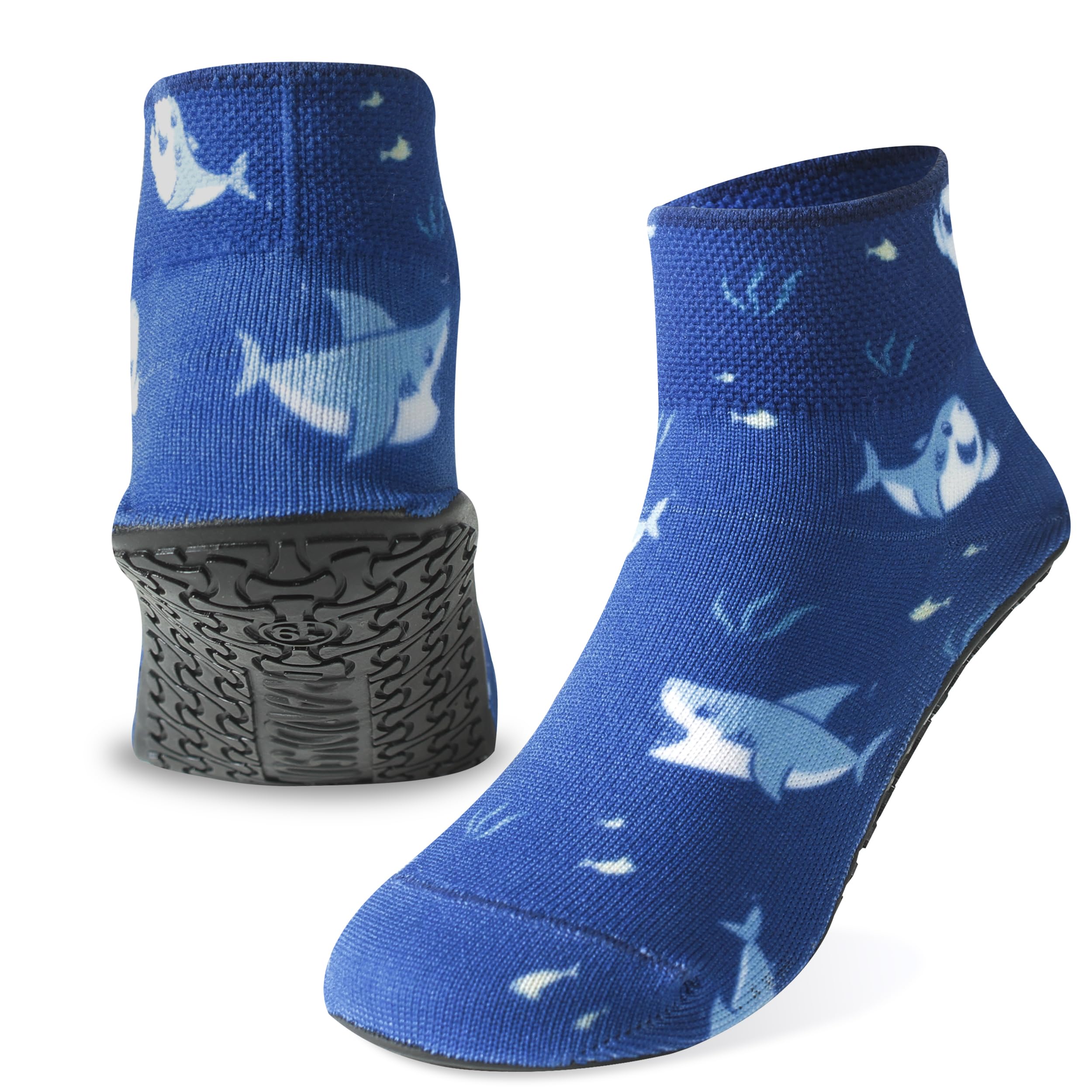 RANDY SUN Barefoot Quick-Dry Sand Beach Socks, Breathable Seamless Yoga Sock With TPE Sole