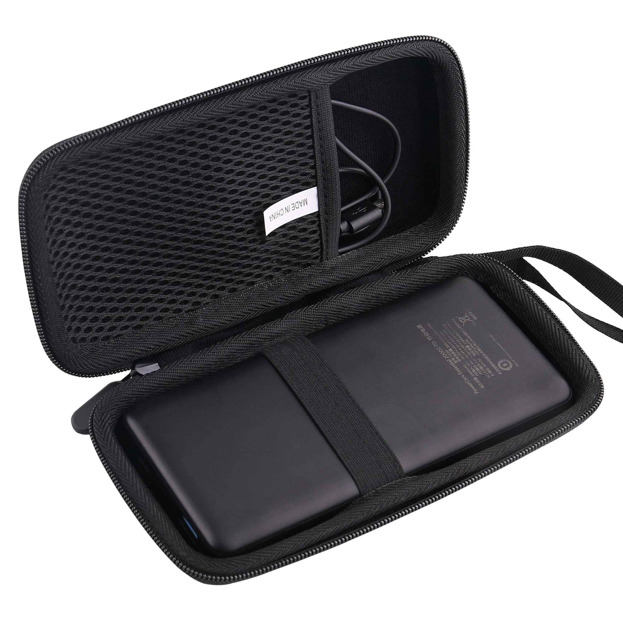 JINMEI Hard EVA Carrying Case Compatible with Anker Portable Charger, 20,000mAh USB-C Power Bank/10,000 mAh Battery Pack with PowerIQ Charging (