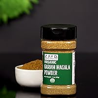 Vista 3 de Zayd Garam Masala en polvo orgánico, mezcla única de especias indias, 3 onzas