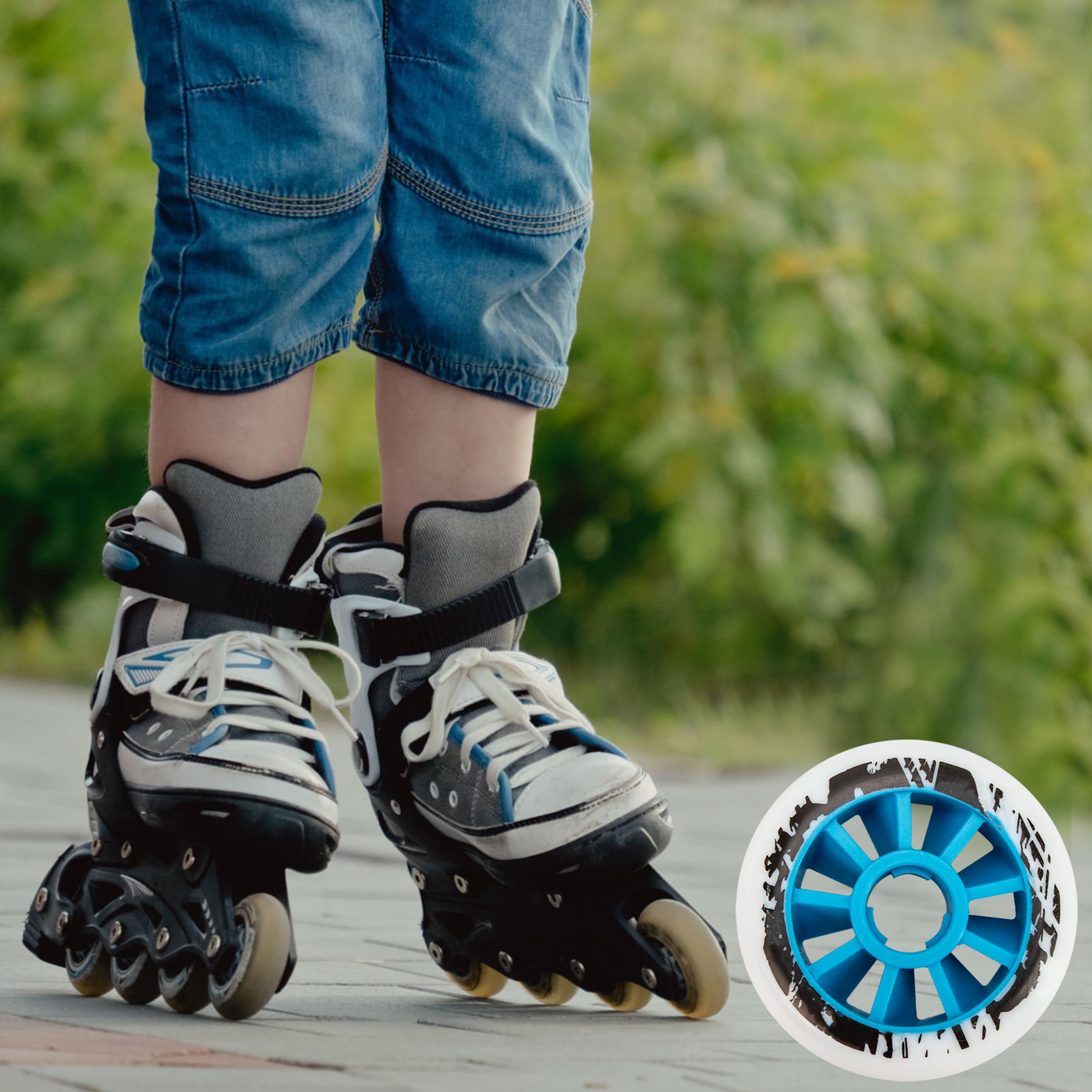 Amazon.co.jp: 6パック 90mm インラインスケートホイール 85A ローラー