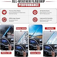 Vista 4 de Escobillas Limpiaparabrisas de Repuesto para Mitsubishi Outlander 2014-2020 Calidad Original de Fábrica Juego de Escobillas Delanteras y Traseras