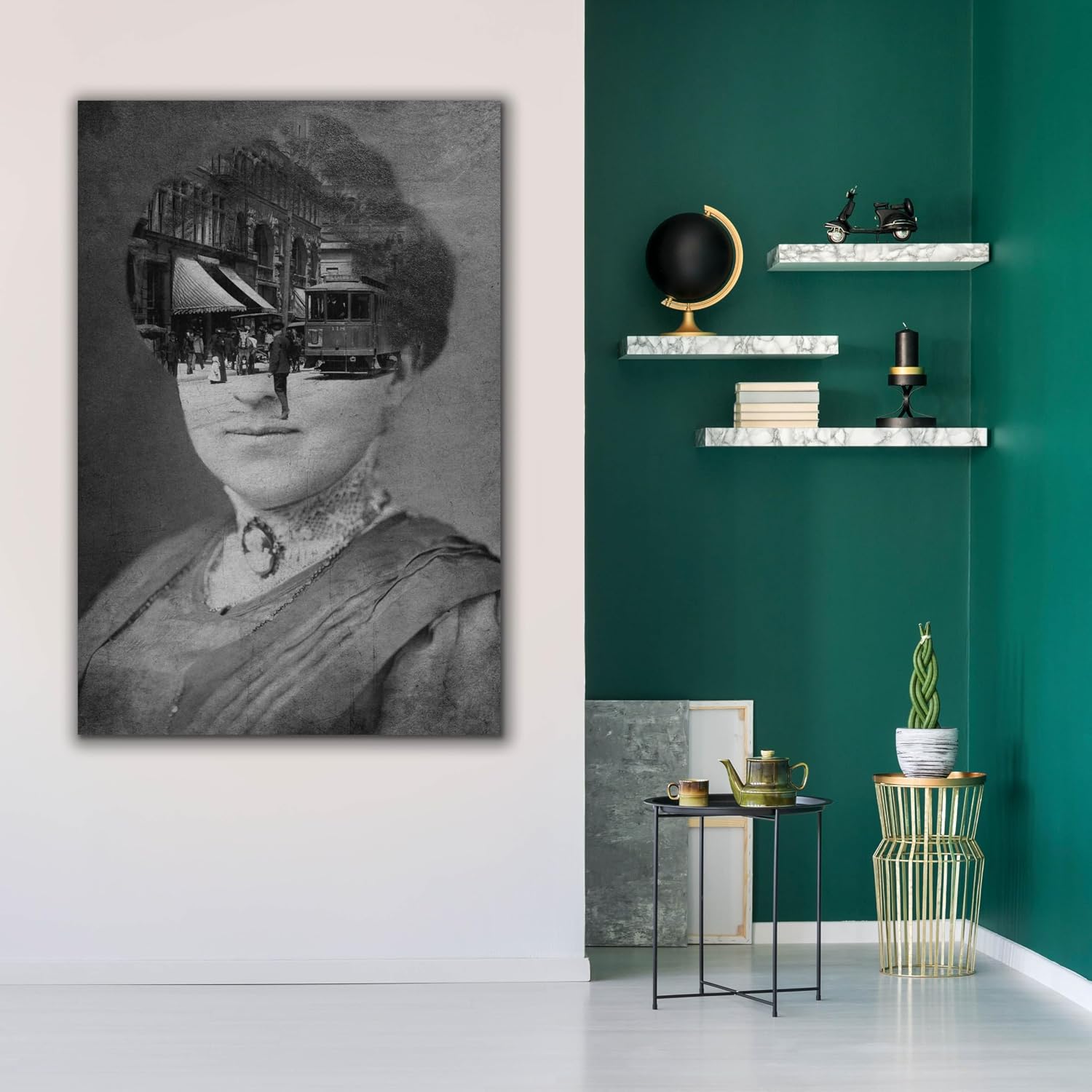 Epic Graffiti 'Faded' by Elo Marc, Canvas Wall Art, 40"x60"