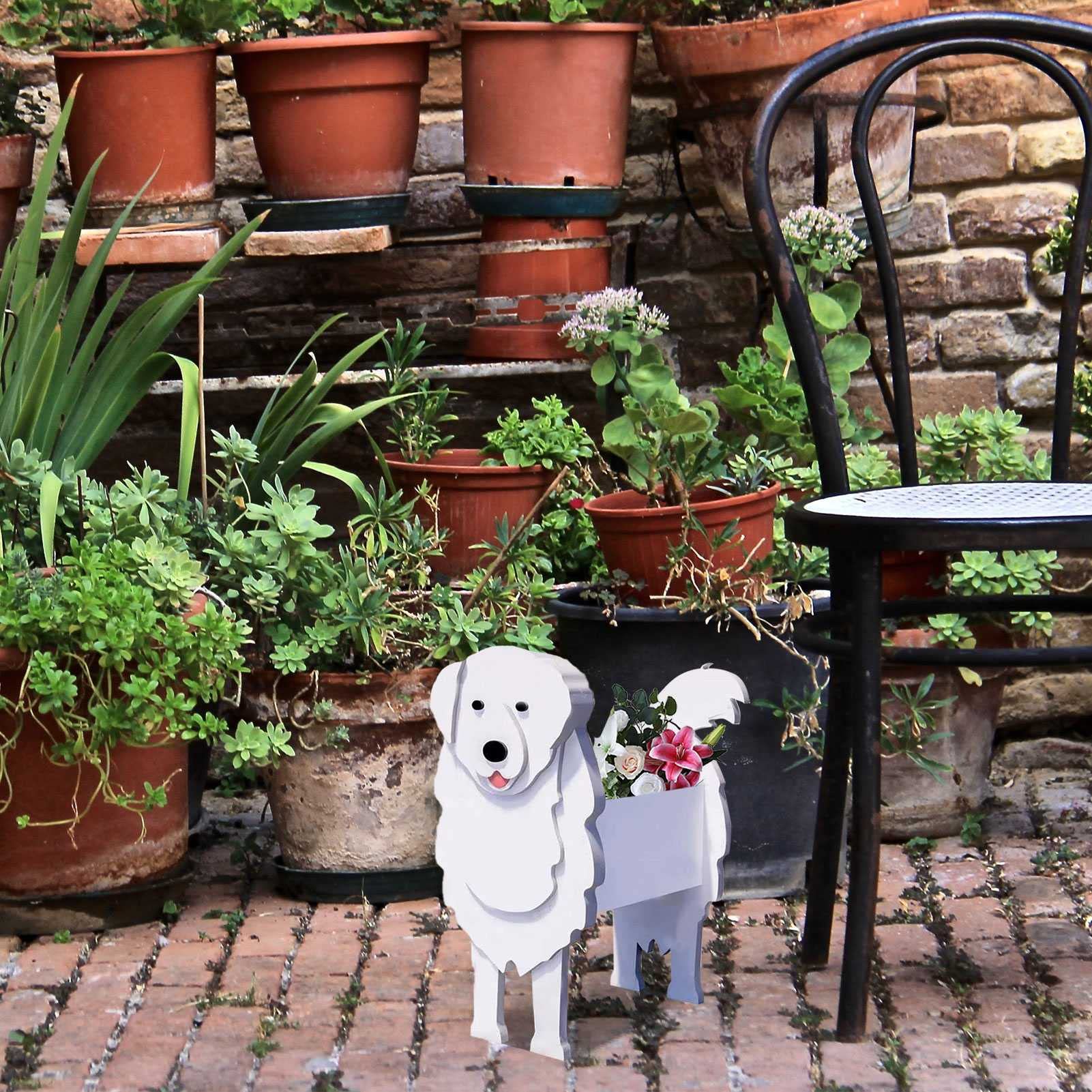 レトロ製犬ドックプランター 【公式通販】